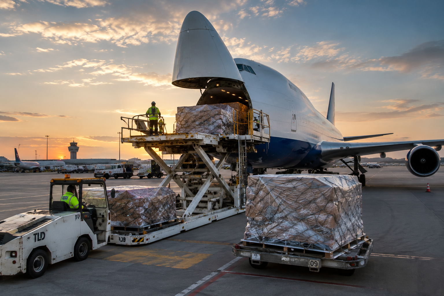 trasnporte aereo de mercancias